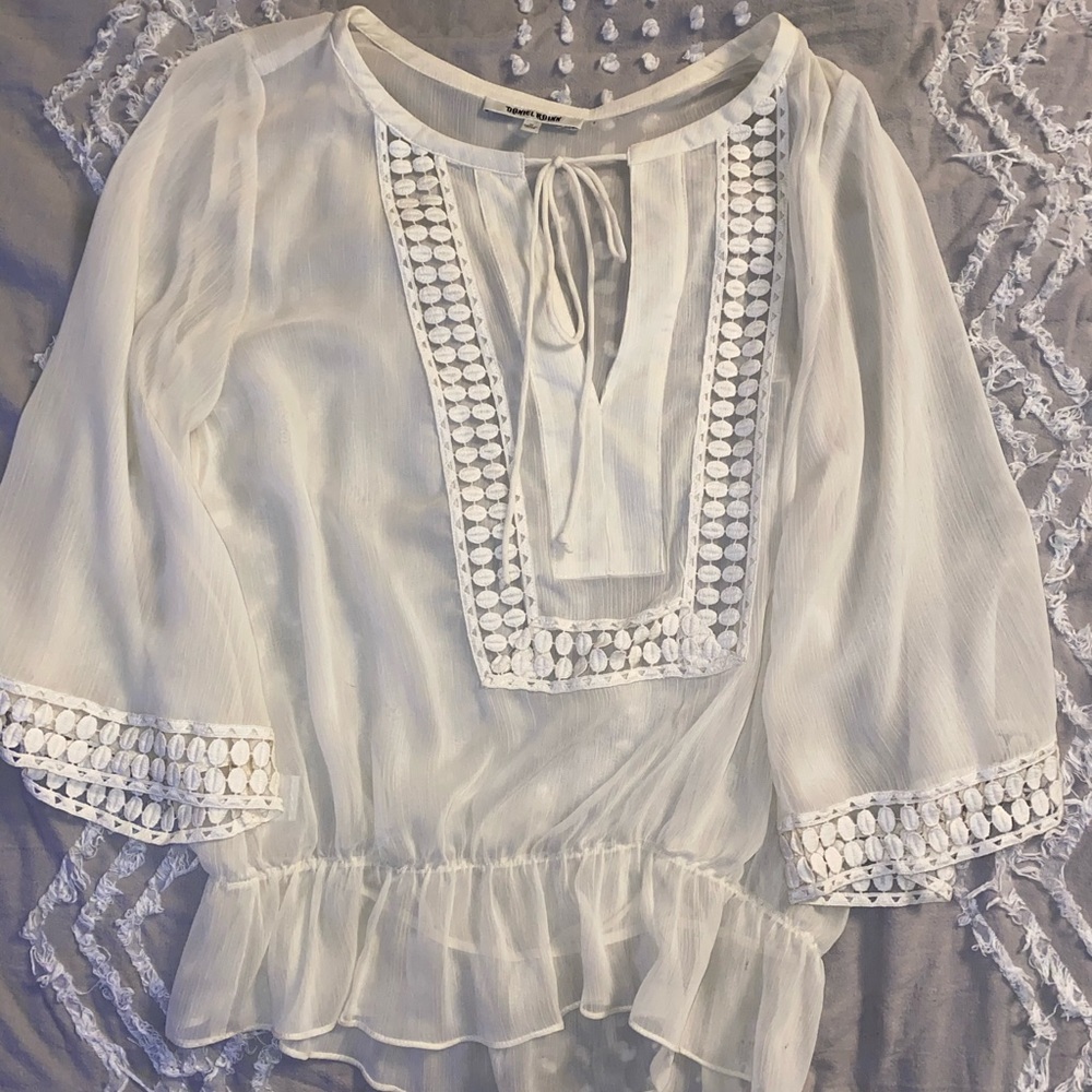Sheer blouse